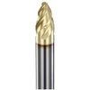 Picture 1/2 -10mm R100 L89 barrel shaped endmill - DHF - KB10R3R100
