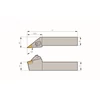 Picture 2/2 -20x20mm right hande VN..1604.. inserted turning tool - DVJNR2020K16 - Torkoal