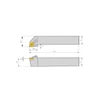 Picture 2/2 -20x20mm left hand CN..1204.. inserted external turning tool - MCLNL2020K12 - Torkoal