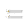 Picture 2/2 -20x20mm straight SN..1204.. inserted external turning tool - MSDNN2020K12 - Torkoal