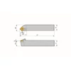 Picture 2/2 -20x20mm right hand SN..1204.. inserted turning tool - MSSNR2020K12 - Torkoal