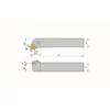 Picture 2/2 -20x20mm right hande TN..1604.. inserted turning tool - MTQNR2020K16 - Torkoal