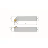 Kép 2/2 - 25x25mm jobbos WN..0804.. lapkás esztergakés - MWLNR2525M08 - Torkoal