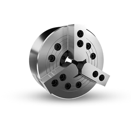110mm 3 jaw through hole power chuck 1,5 x 60° - N-204 - Auto Strong
