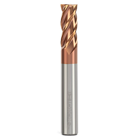 4mm L50 4 élű sarkos keményfém maró 50HRC-ig - Bartools - BR55-4E-040