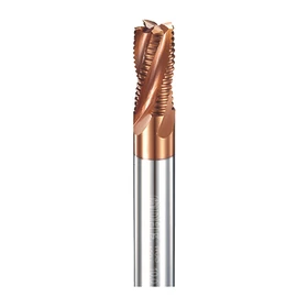 10mm L75 4 élű sarkos nagyoló keményfém maró 50HRC-ig- Bartools - BR55-4EN-100