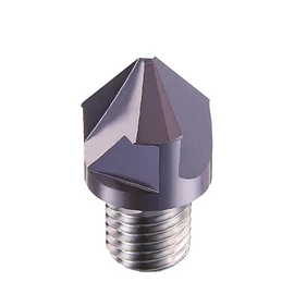 d10,0mm egyenes 3 élű 90°-os élletörő 3 élű  élletörő keményfém marófej - DHF - X-TD1003