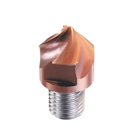 d10,0mm csavart 3 élű 90°-os élletörő keményfém marófej - DHF - X-TS1003
