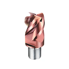 d8,0mm sarkos 4 élű  keményfém marófej 60HRC-ig - DHF - X-UET0804