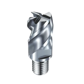 d8,0mm sarkos 4 élű  keményfém marófej 65HRC-ig - DHF - X-UEX0804