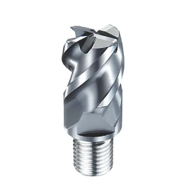 d10,0 R0,5mm tórusz 4 élű  keményfém marófej 65HRC-ig - DHF - X-UEXR1005