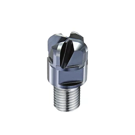 d10,0 R1,0mm tórusz 4 élű  keményfém marófej 65HRC-ig - DHF - X-UOR1010