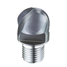 d10,0mm gömbvégű 2 élű  keményfém marófej 65HRC-ig - DHF - Xs-UBT1002