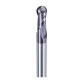 8mm gömbvégű 2 élű keményfém maró 45HRC-ig - DHF - DB0802