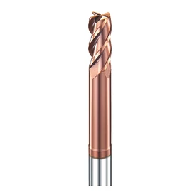 8mm sarkos 4 élű L100mm maró 55HRC-ig - DHF - ULE0804