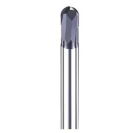 8mm gömbvégű 2 élű aláköszörült szárú HSC maró 65HRC-ig - DHF - UOB0802