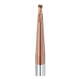 4mm gömbvégű 2 élű kúposszárú 0,5°-os L100mm maró 55HRC-ig - DHF - UPB0405