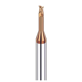 1,5mm sarkos 2 élű keményfém mikromaró 60 HRC-ig - DHF - LNE1516