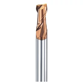 d2,0mm square type 2 flutes L50mm steel and inox endmill - DHF - ETH0202