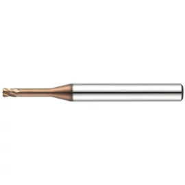 8mm R1,5 l24 L100 D8 tórusz 4 élű aláköszörült szárú maró 55HRC-ig - Hansong - 4HRR-080-R15-240-8A0