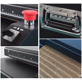 Karton perforáló újrahasznosító, térkitöltő gyártó gép, fekete - Bartools