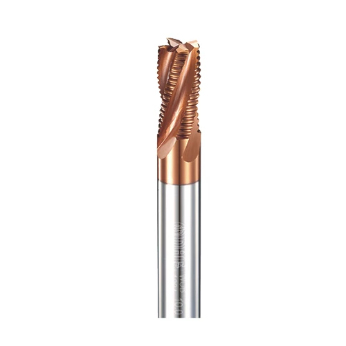 4mm L50 4 élű sarkos nagyoló keményfém maró 50HRC-ig - Bartools - BR55-4EN-040