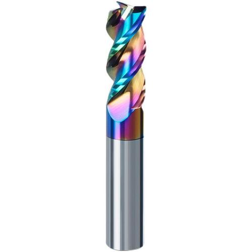 3mm 3 élű sarkos D6 szárú keményfém alumínium maró DLC bevonattal - Bartools - BRAL-A3-032-DLC