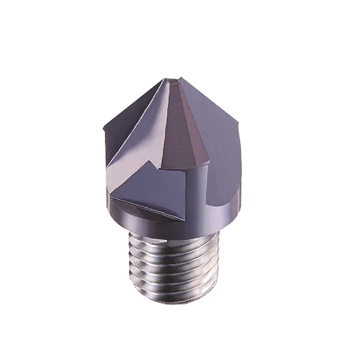 d8,0mm egyenes 3 élű 90°-os élletörő 3 élű  élletörő keményfém marófej - DHF - X-TD0803