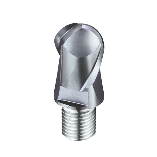 d10,0mm gömbvégű 2 élű  keményfém marófej 65HRC-ig - DHF - X-UBT1002