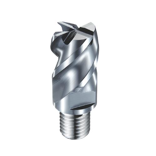d20,0mm sarkos 4 élű  keményfém marófej 65HRC-ig - DHF - X-UEX2004