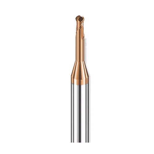 4mm gömbvégű 2 élű keményfém mikro maró 60HRC-ig - DHF - LNB4016