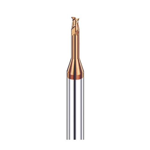 1mm sarkos 2 élű keményfém mikromaró 60 HRC-ig - DHF - LNE1012
