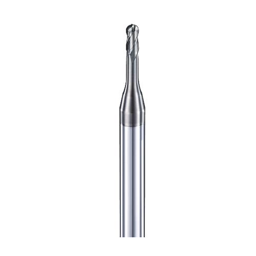 4mm gömbvégű 4 élű mikrokeményfém maró 65HRC-ig - DHF - UNBX402004