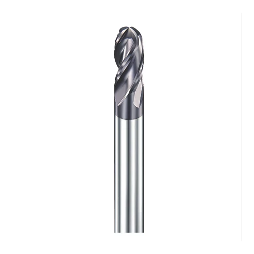 1mm gömbvégű 4 élű L50mm maró 55HRC-ig - DHF - BTA0104