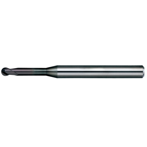 0,5mm l7,0 aláköszörült szárú gömbvégű keményfém maró 62HRC-ig - NS Tool Japan MRB230 - 08-00520-10257