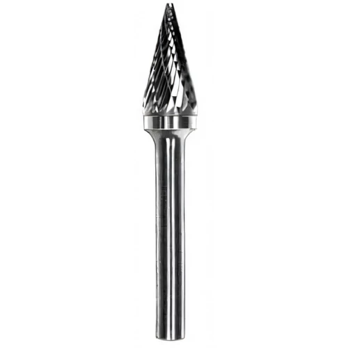 Kúpos hegyes orrú turbómaró keresztfogazással - d12x25x65x6mm - Bartools - MX1225M06