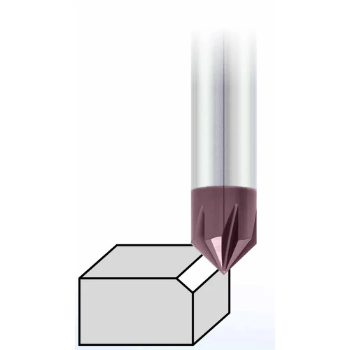 4mm L50 D4 Z4 90° chamfering endmill - Winstar